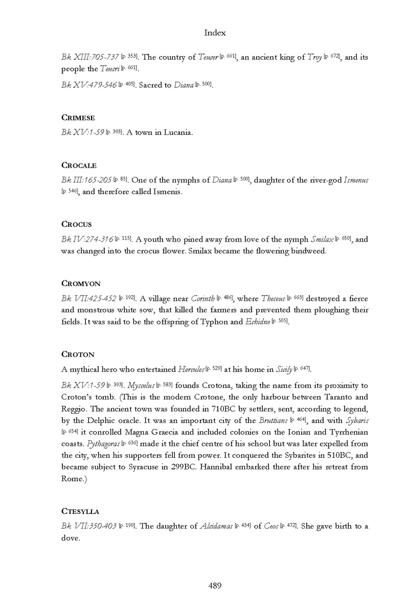 Ovid: The Metamorphoses - Page 489